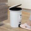 Hiro round pedal waste bin