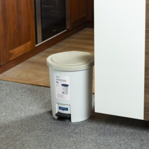 Hiro round pedal waste bin